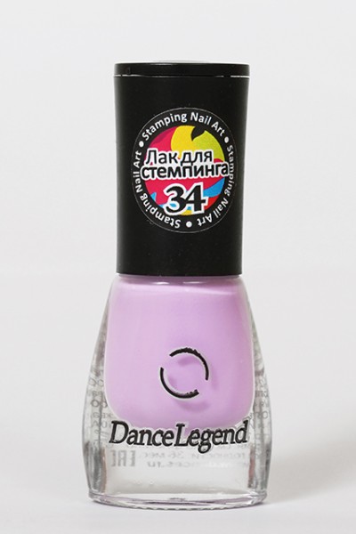 Лак для стемпинга Dance Legend Stamping 34 - Neon lilac