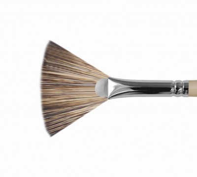 Кисть Roubloff Ktv10 веерная из синтетики для масок