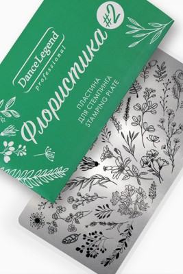 Пластина для стемпинга Dance Legend Флористика 2