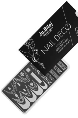 Ю. Билей (Ju.Bilej) Пластина для стемпинга Nail Deco