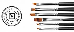 Набор кистей Ю. Билей (Ju.Bilej) №1 &quot;Дизайнерский&quot;