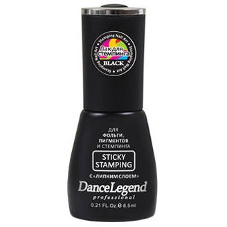 Dance Legend Лак для ногтей Sticky Stamping Black
